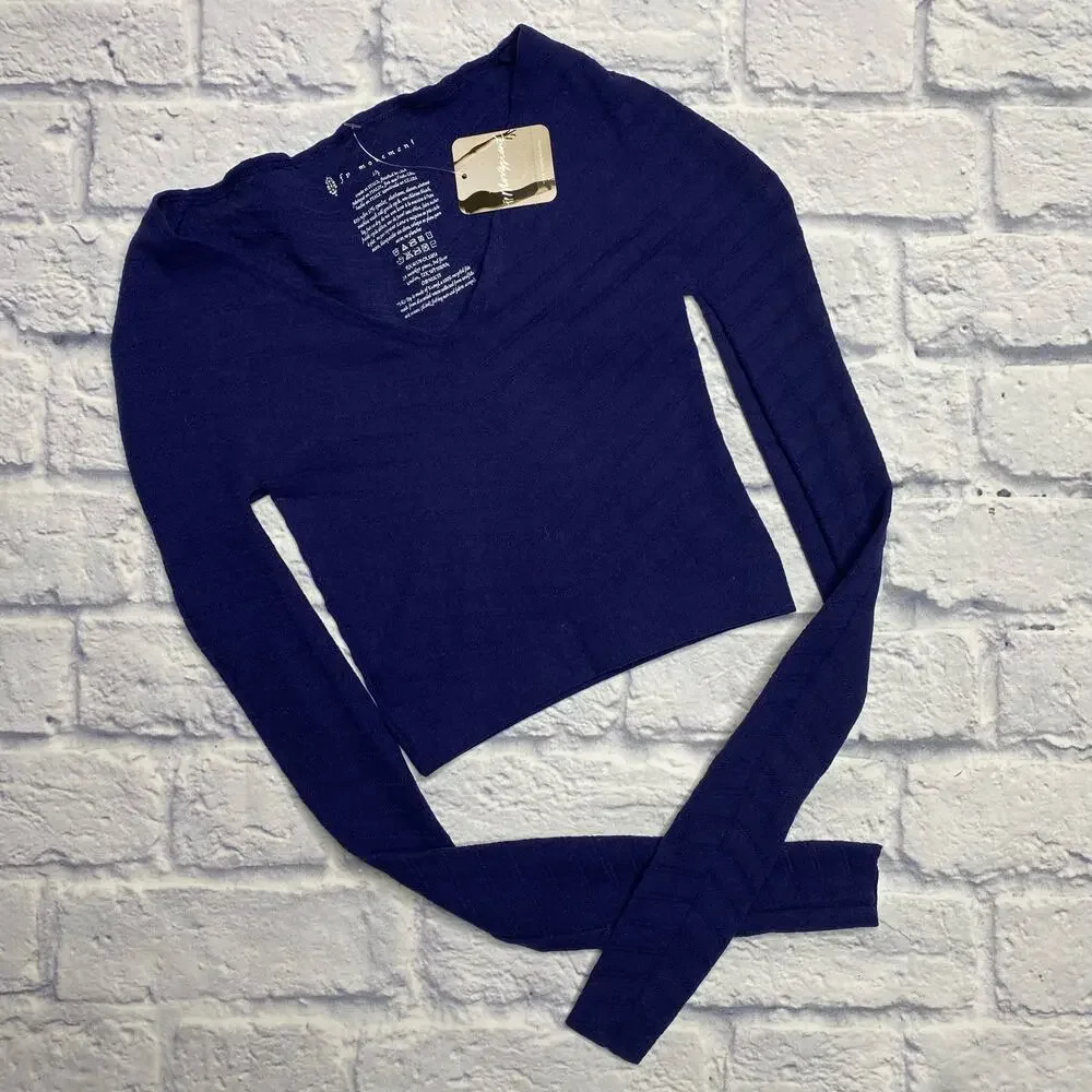 Free People Movement Gone Adrift Long Sleeve in Eclipse Blue